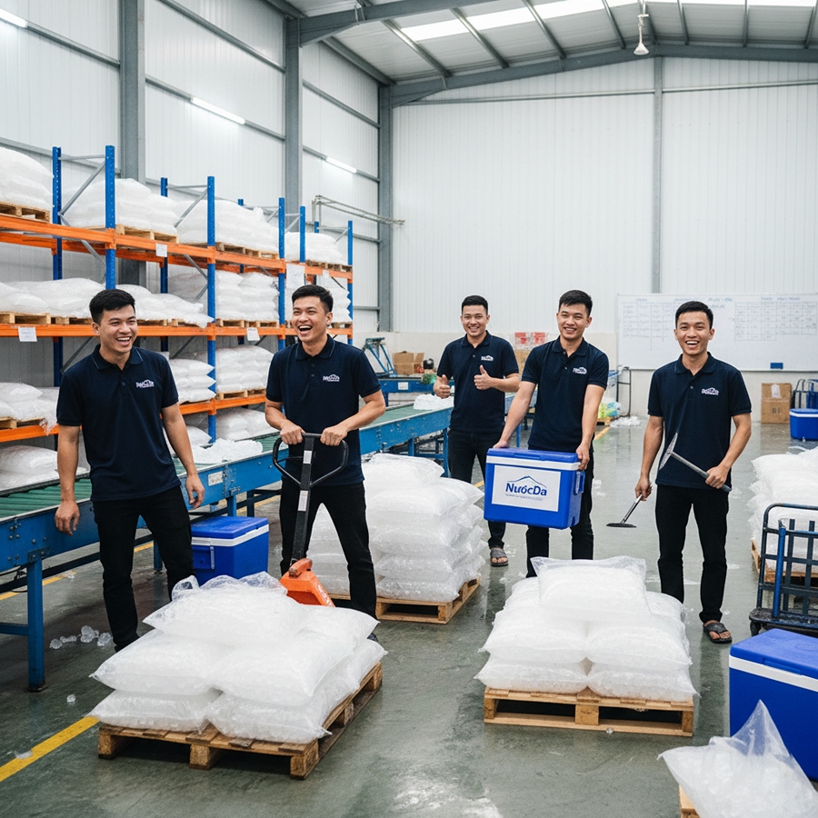 Giấy Chứng Nhận ATVSTP Nước Đá Điều Kiện Thủ Tục 10 Đại lý nước đá DaiLyNuocDa cam kết chất lượng cho đối tác F&B.