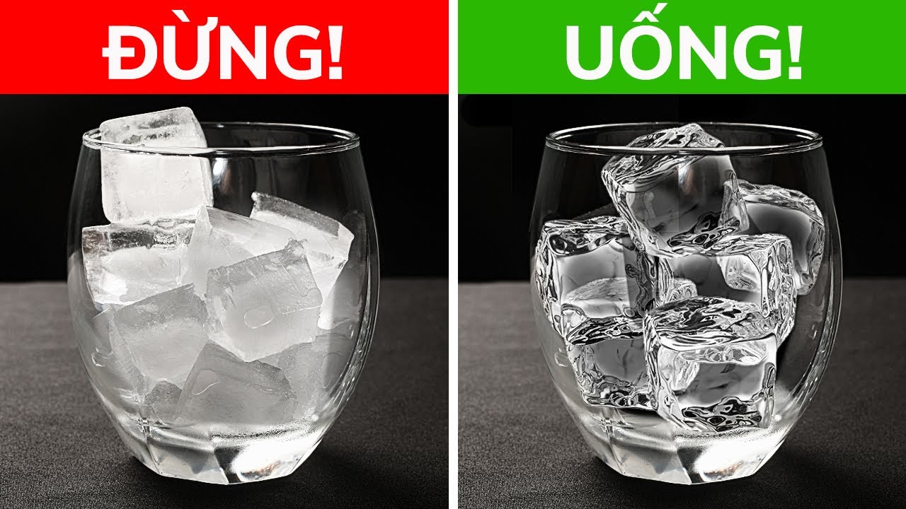 Hiểu Lầm Và Sự Thật Về Ngành Công Nghiệp Nước Đá 8 Đá Viên Đục Trong Đồ Uống? Đừng Uống