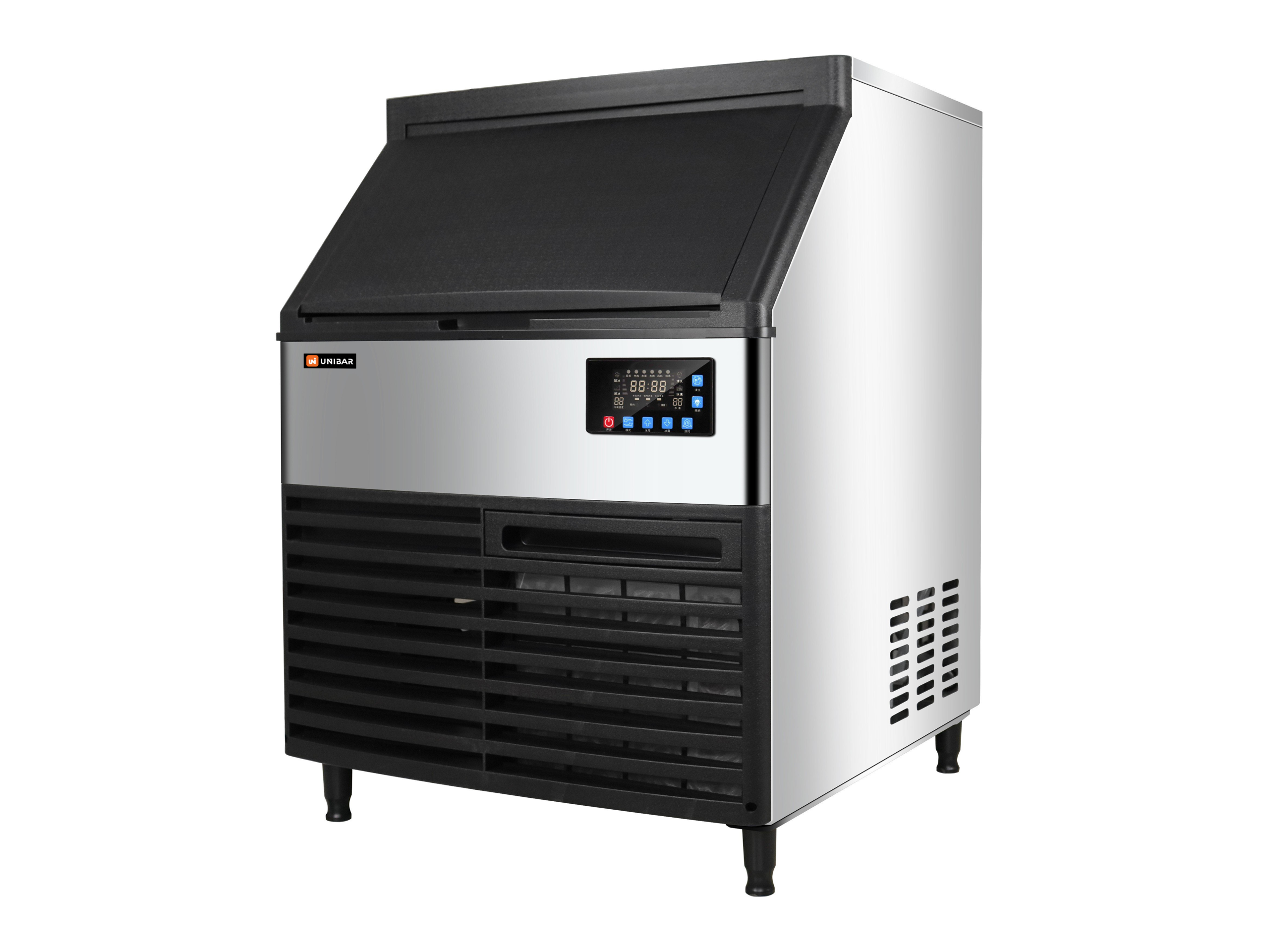 So Sánh Máy Làm Đá Và Nước Đá Nhà Máy Cho Quán Nước 10 MODEL TẠO ĐÁ VIÊN UNIBAR 60KG/24H UBM-60 - Unibar